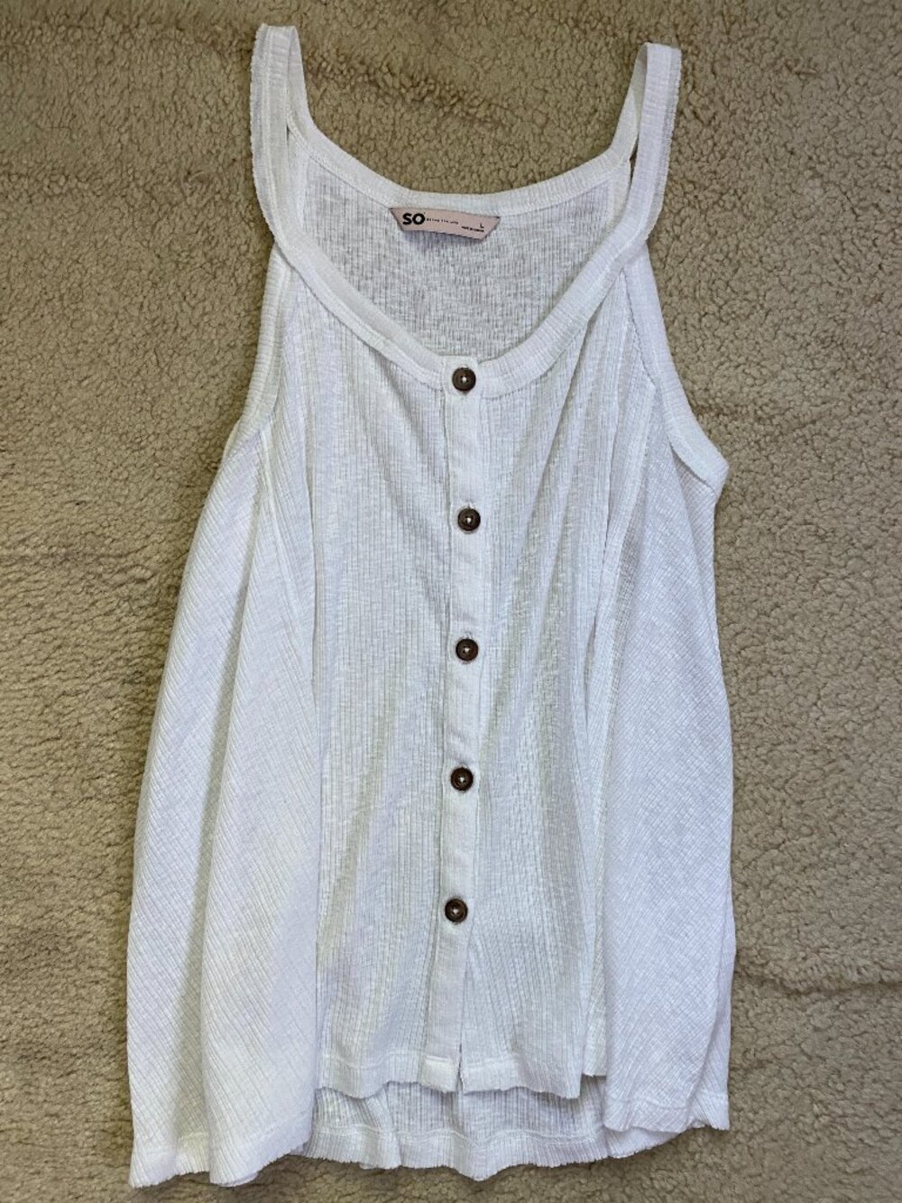 Flowy Tank, Large, White